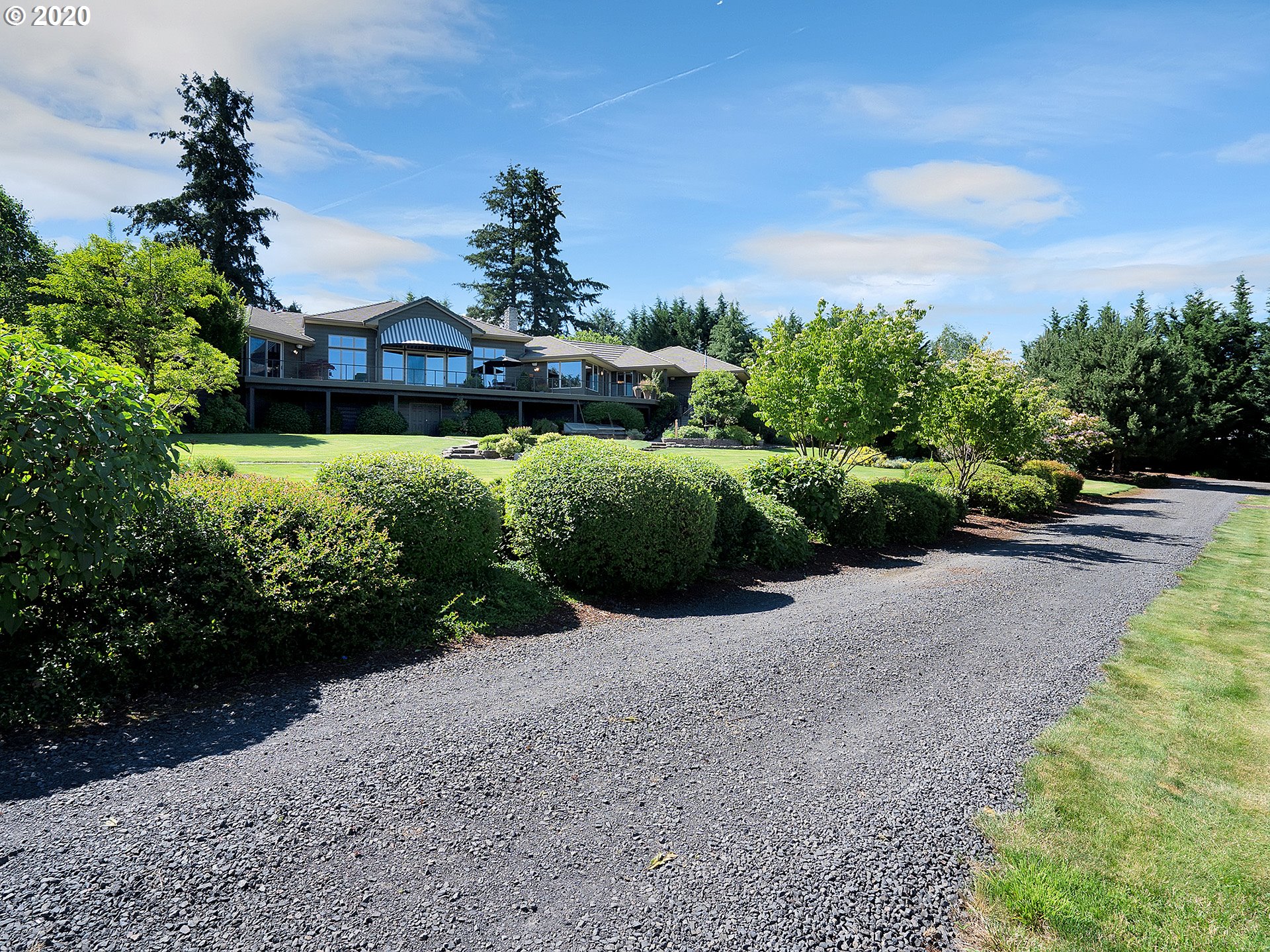27019 Southwest Ladd Hill Road Sherwood, OR 97140 - Photo 30 of 32 a view of a garden with a pathway