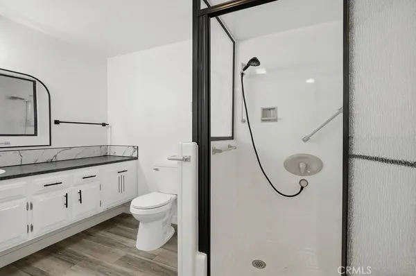 a view of walk in closet with window