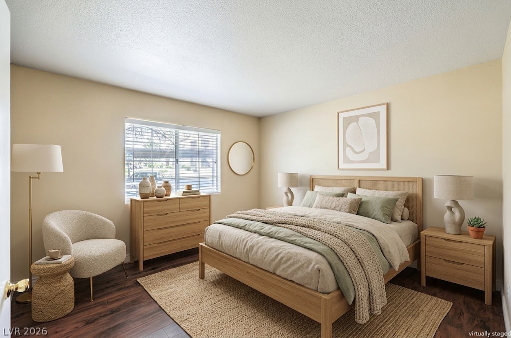 9070 Spring Mountain Road, Unit 104 Las Vegas, NV 89117 - Photo 18 of 27 Second Bedroom, Virtually Staged