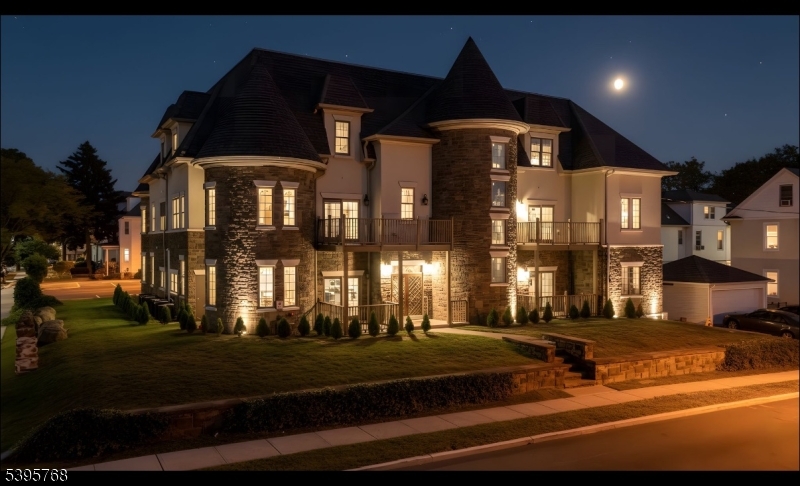 a front view of a building