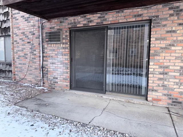 a backyard of a house