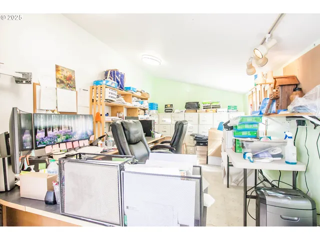 a view of living room and dining room
