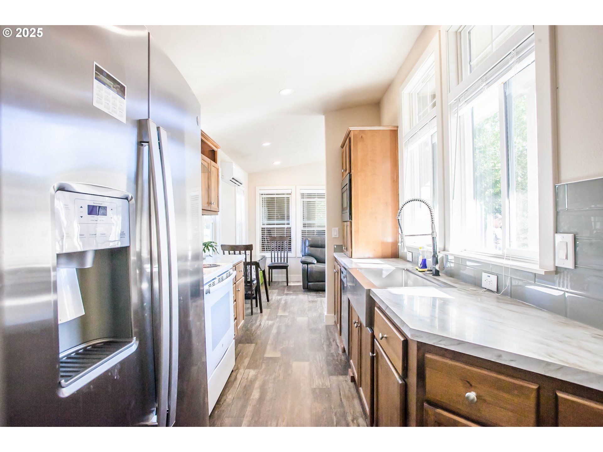 6270 Miller Road Mount Hood Parkdale, OR 97041 - Photo 33 of 48 a kitchen with sink refrigerator and window