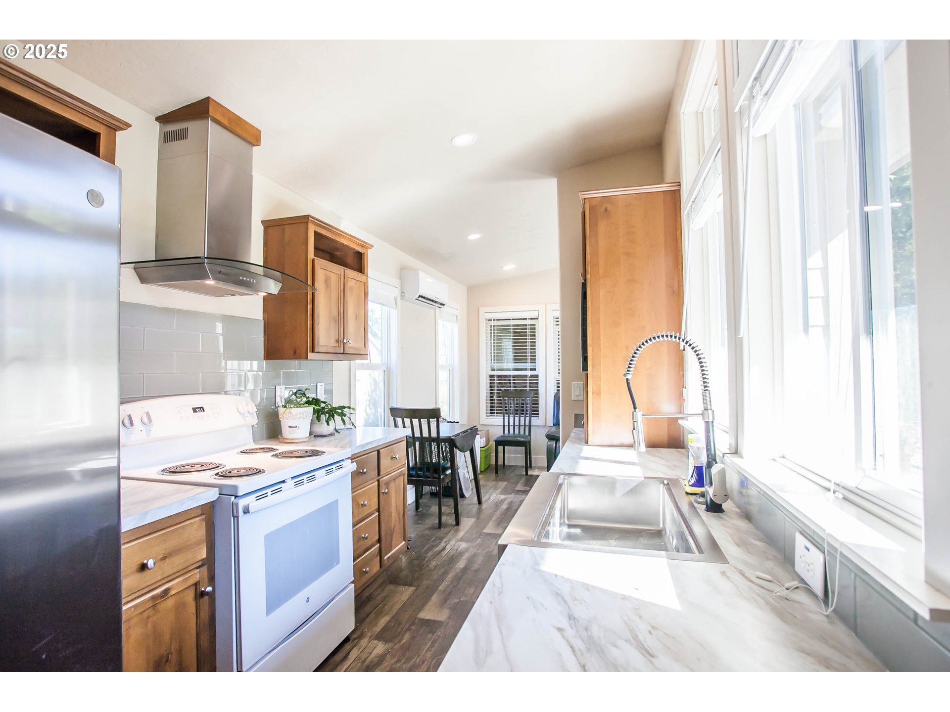 6270 Miller Road Mount Hood Parkdale, OR 97041 - Photo 36 of 48 a open kitchen with sink refrigerator and cabinets