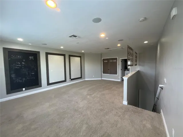 a view of empty room