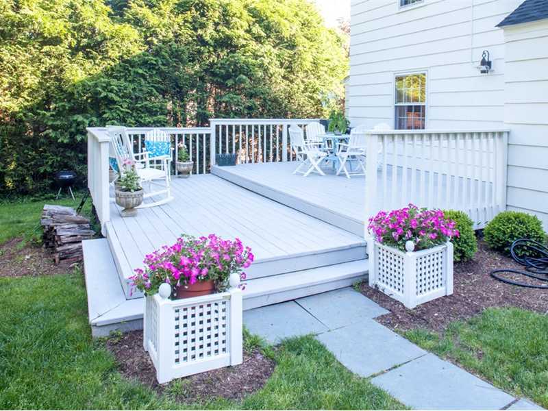 15 Abbey Road Darien, CT 06820 - Photo 17 of 18 a view of a bench in the back yard