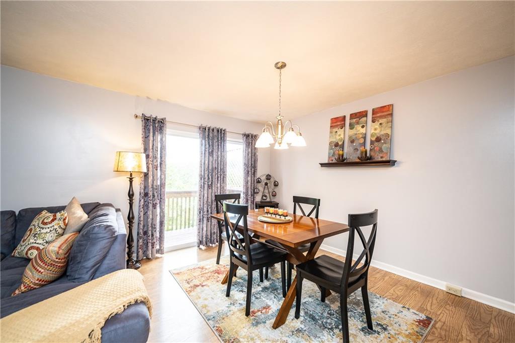 2010 Arbor Ridge Court Cheswick, PA 15024 - Photo 5 of 23 Dining Room. Exit to private deck with unobstructed treed views.