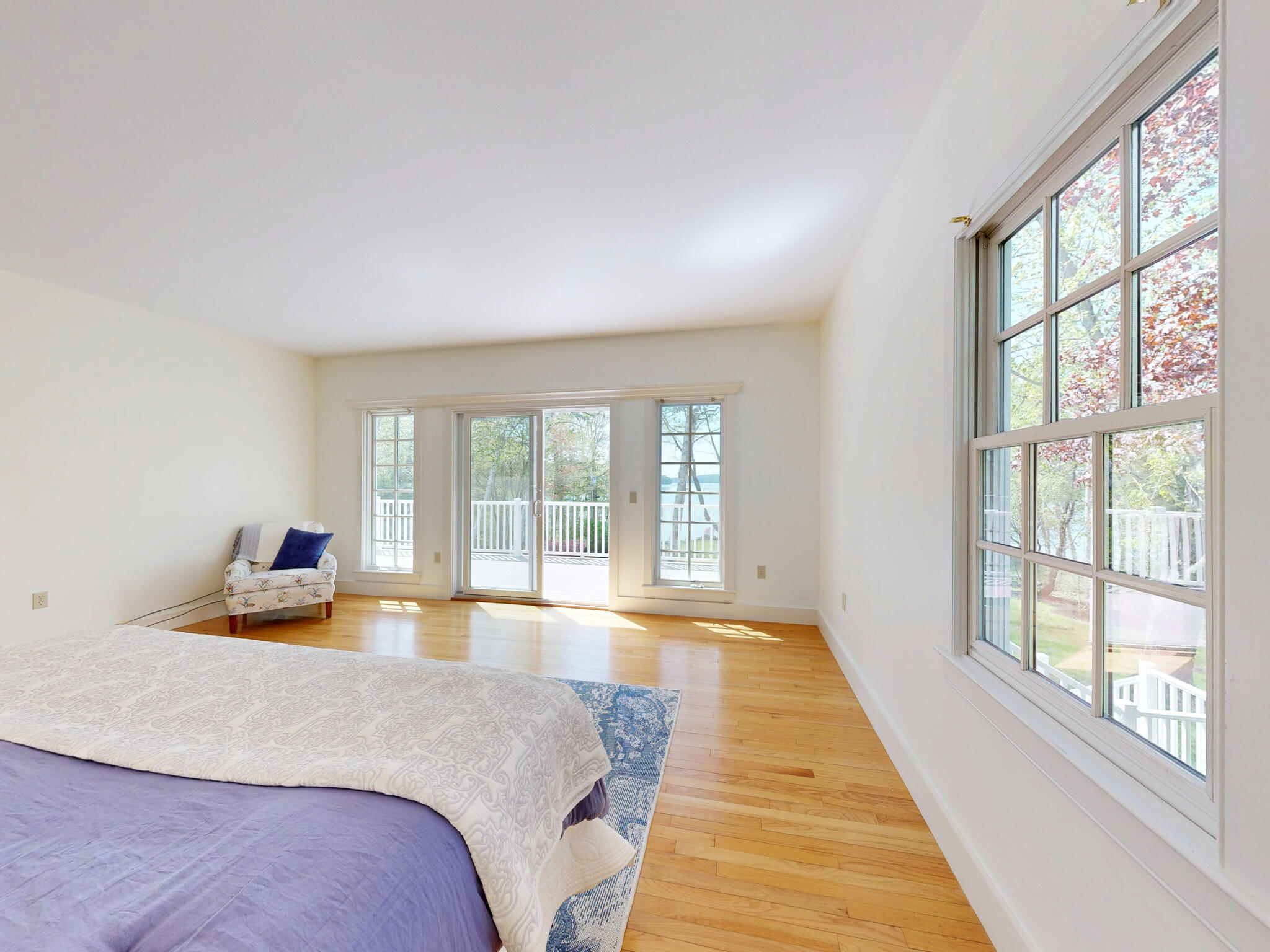 299 Gates Road Jefferson, ME 04348 - Photo 36 of 121 1st Floor Primary Bedroom w/ Views