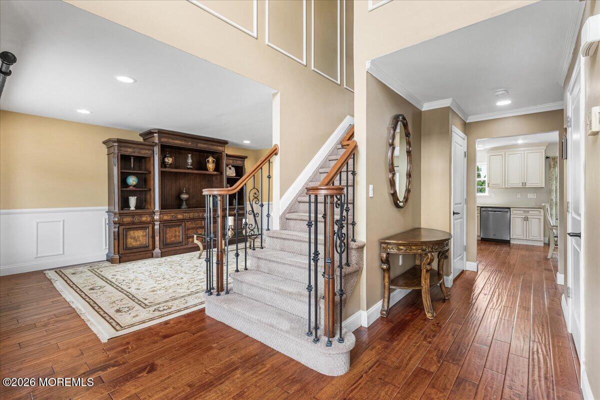 49 Diamond Lane Howell, NJ 07731 - Photo 7 of 46 a view of entryway and hall with wooden floor