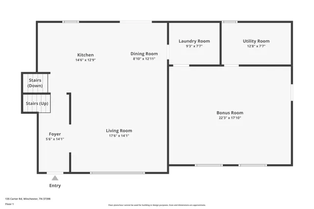 $415,000 | 135 Carter Road, Winchester, TN 37398
