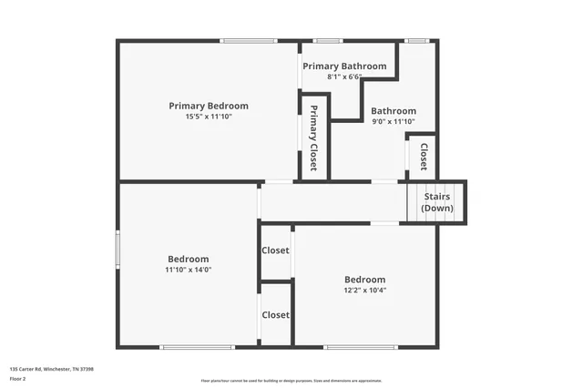 $415,000 | 135 Carter Road, Winchester, TN 37398
