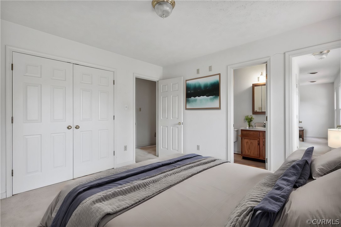 3800 Bailey Farm Road Moseley, VA 23120 - Photo 15 of 48 a bedroom with a bed and a television