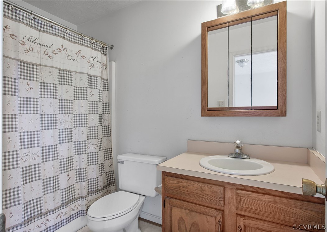 3800 Bailey Farm Road Moseley, VA 23120 - Photo 16 of 48 a bathroom with a sink toilet and shower