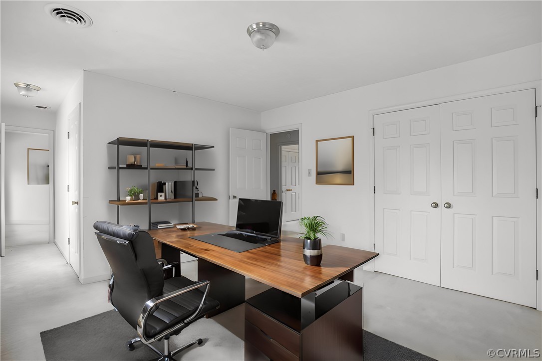 3800 Bailey Farm Road Moseley, VA 23120 - Photo 19 of 48 a view of a workspace with furniture