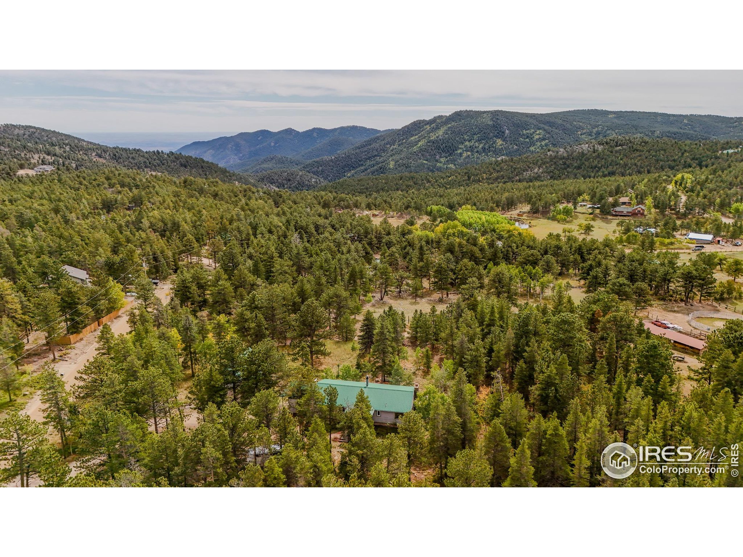 84 Ranch Road Ward, CO 80481 - Photo 30 of 45 a black and white photo of a city