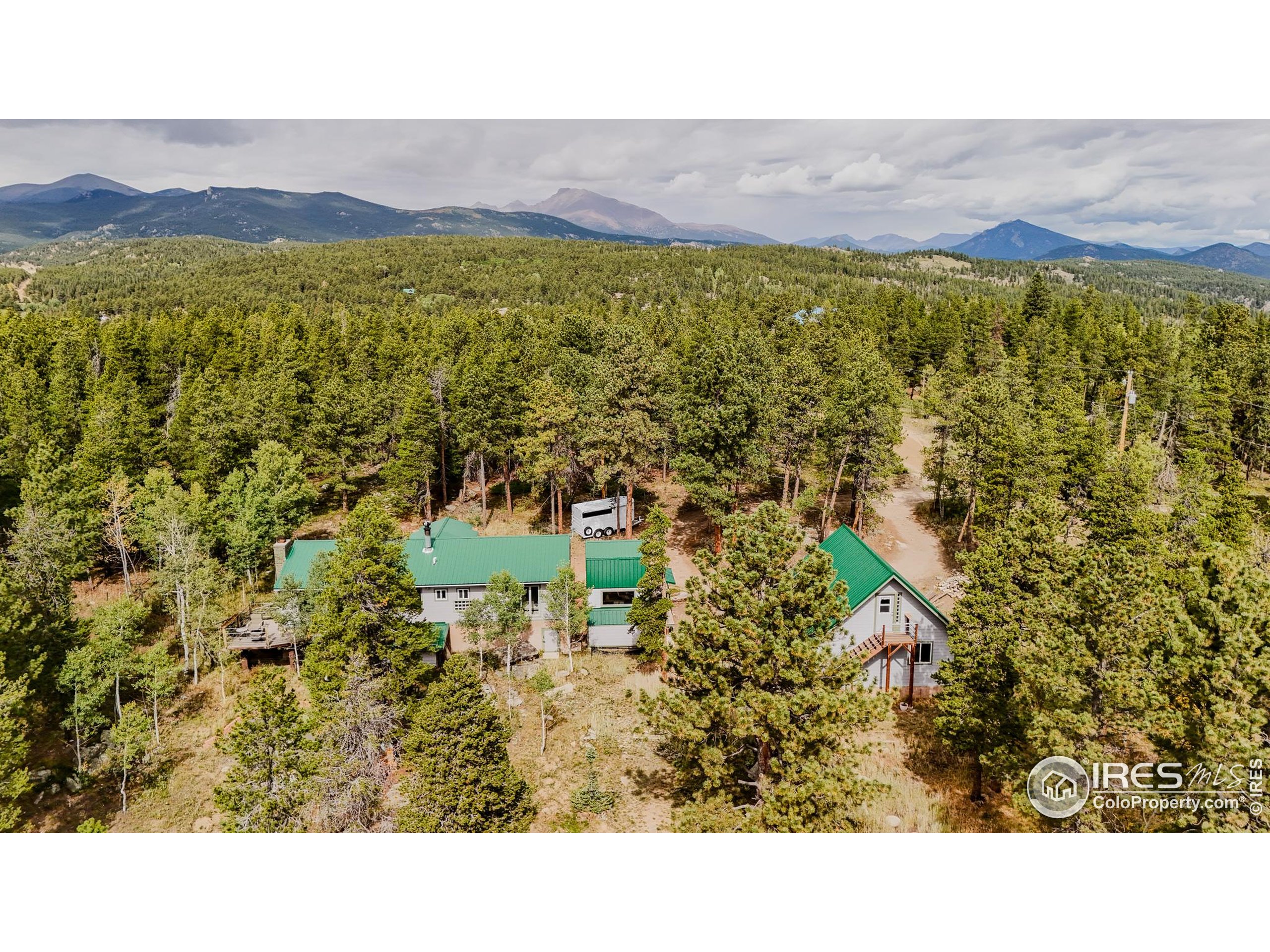 84 Ranch Road Ward, CO 80481 - Photo 32 of 45 a black and white photo of a city