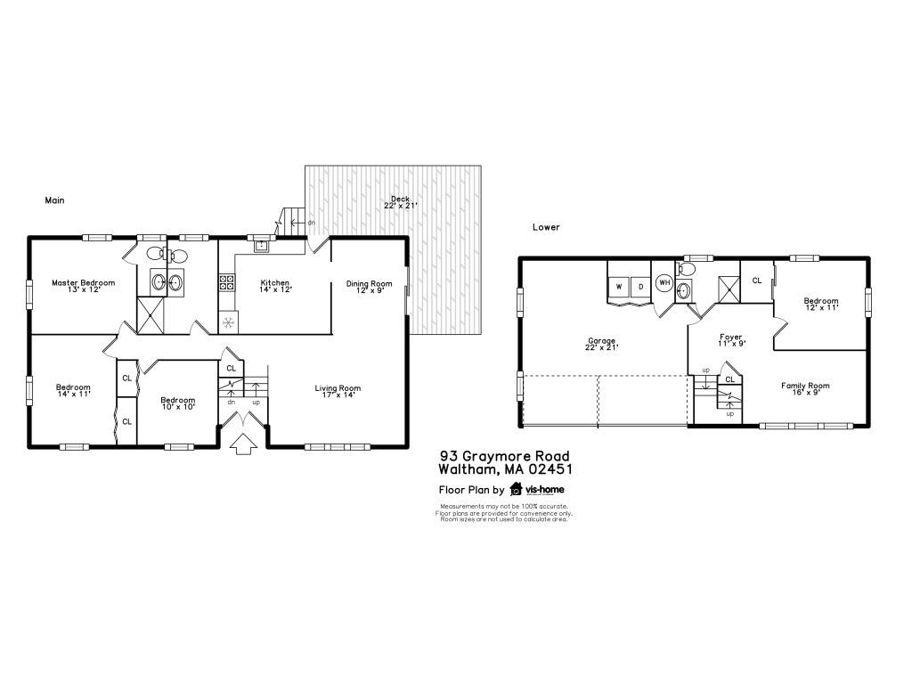 93 Graymore Road Waltham, MA 02451 - Photo 32 of 32 a picture of a floor plan