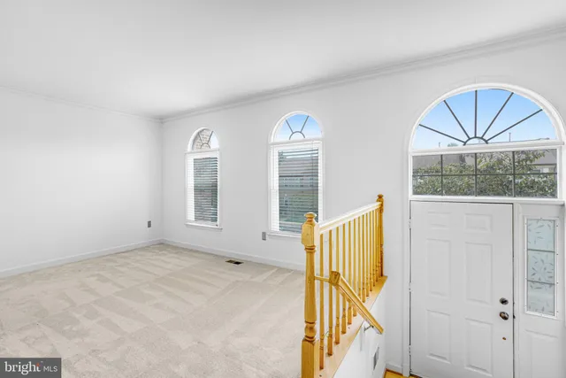 a view of livingroom with furniture and window