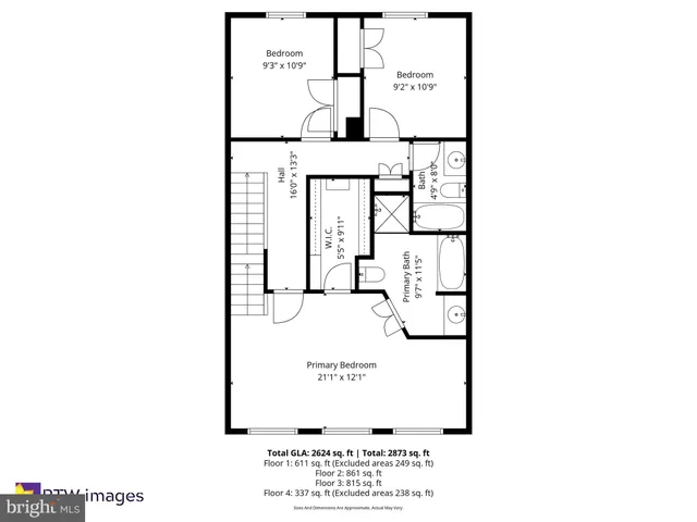 a picture of a wall with a white wall and a painting