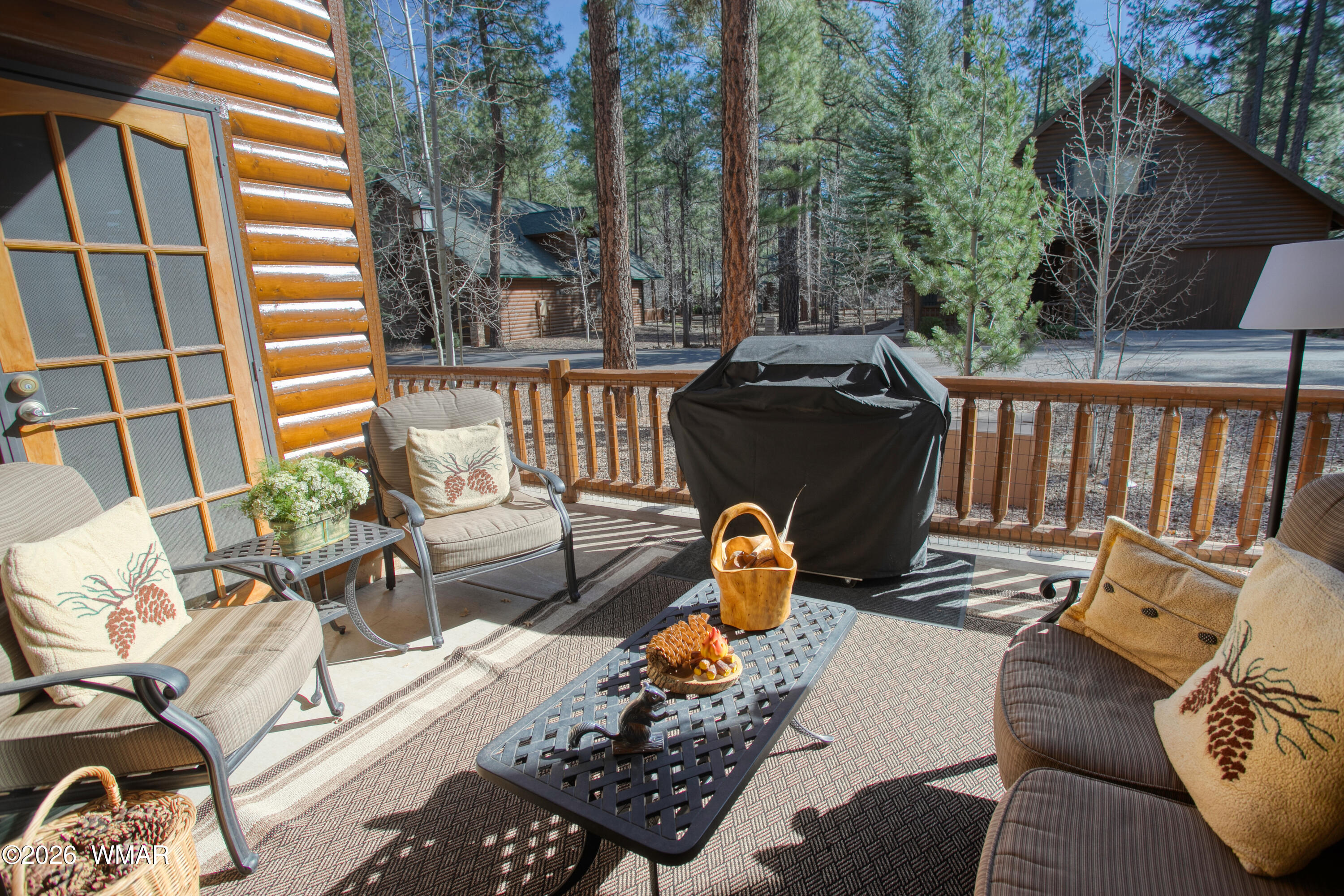 3005 Timber Line Road Pinetop, AZ 85935 - Photo 12 of 34 Outside Covered dEck