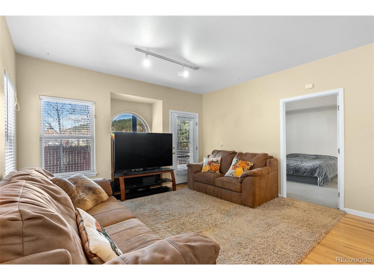 5720 Co Road, Unit 101A Bailey, CO 80421 - Photo 5 of 46 Living room view from the dining room
