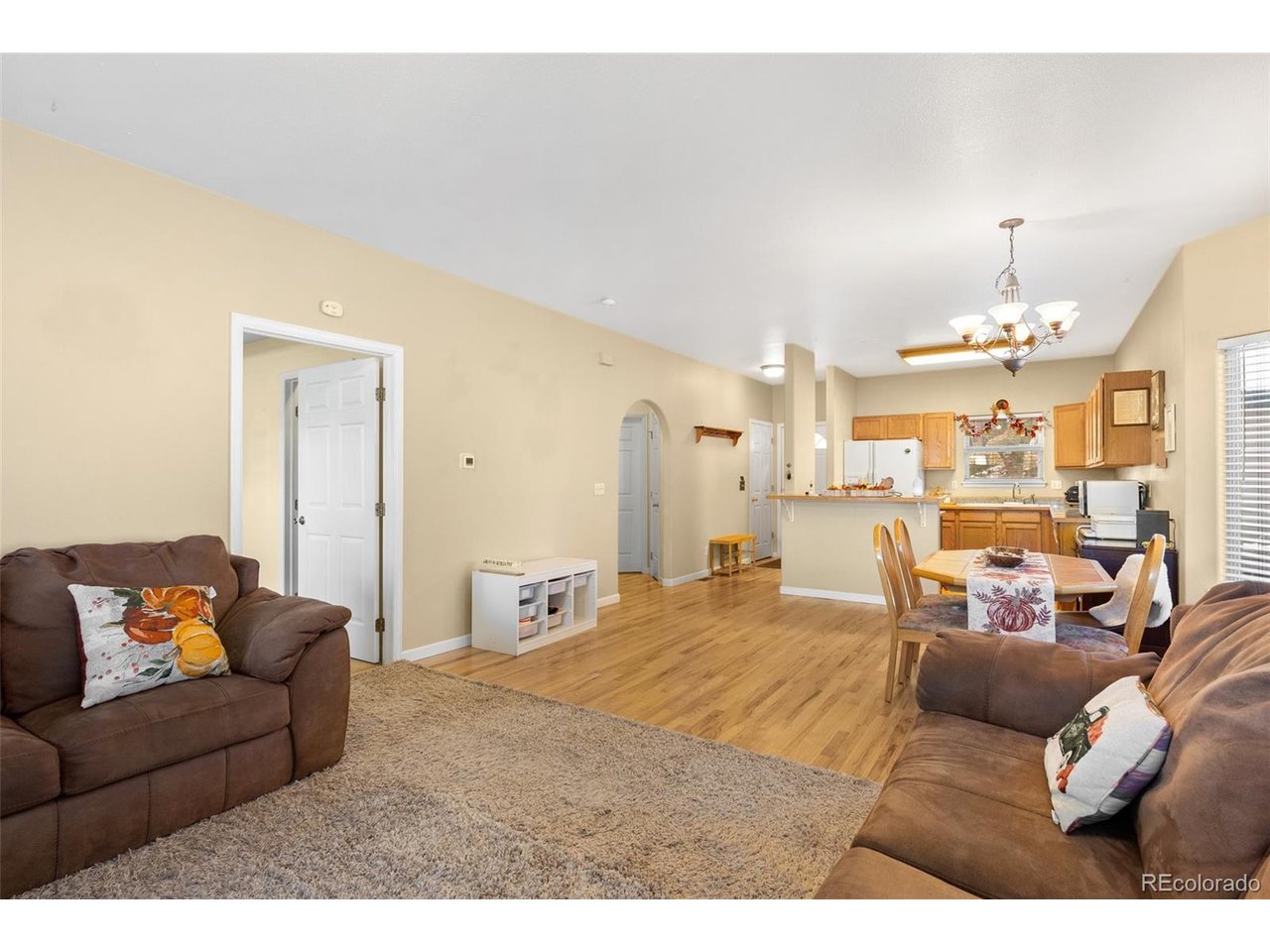 5720 Co Road, Unit 101A Bailey, CO 80421 - Photo 6 of 46 view of dining and kitchen from the living room