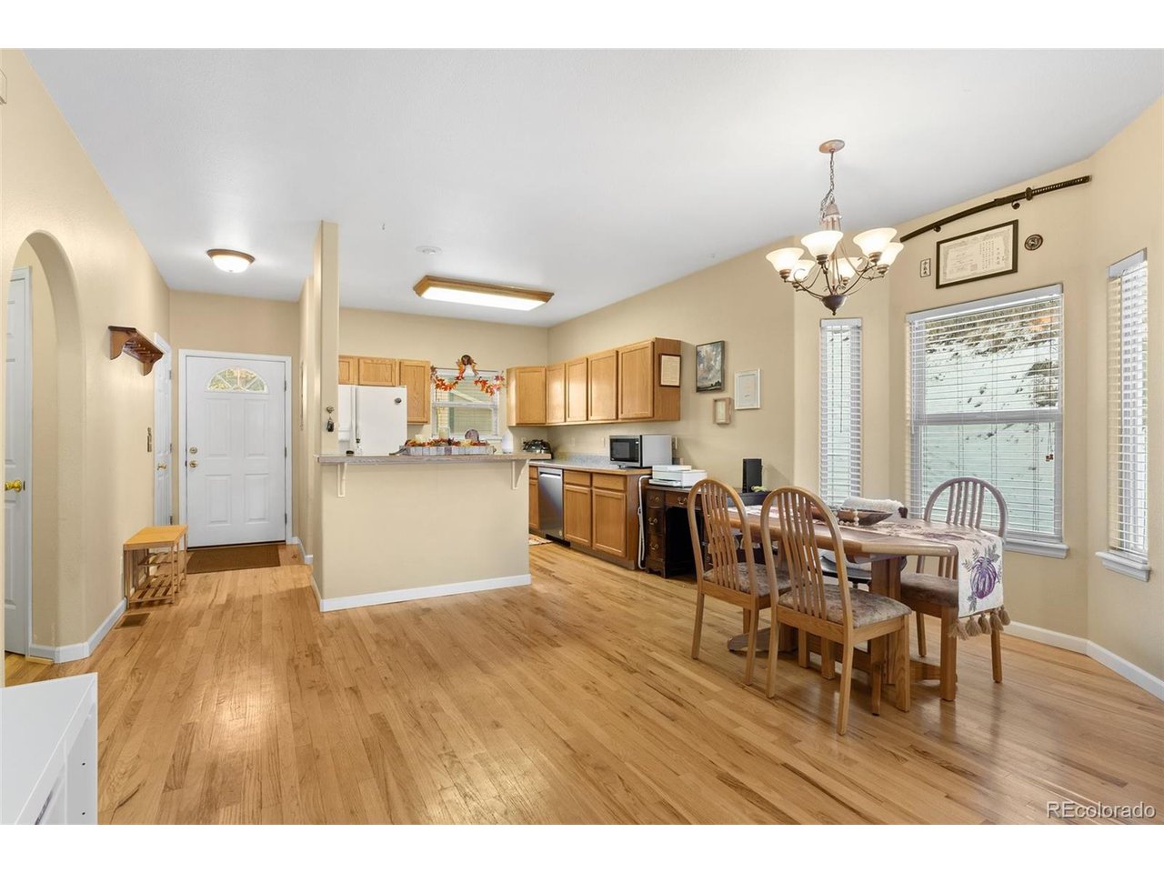 5720 Co Road, Unit 101A Bailey, CO 80421 - Photo 9 of 46 view of dining and kitchen from the living room