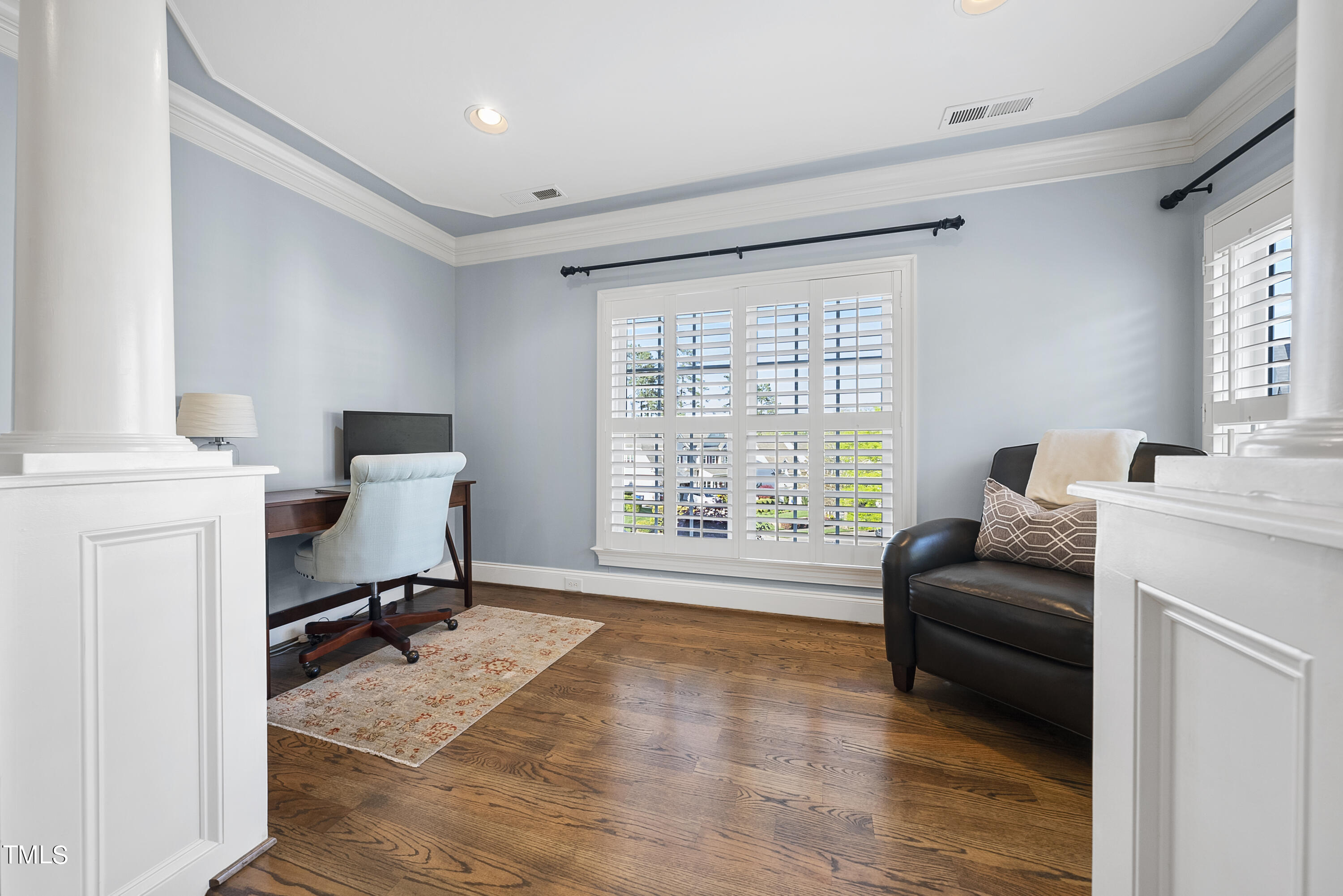 3619 Forward Way Raleigh, NC 27614 - Photo 34 of 62 Sitting area in master bedroom with hardwood floors.