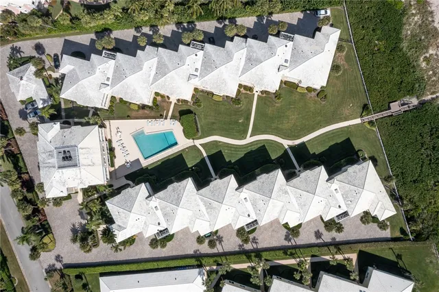 a view of a patio with furniture