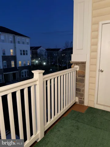 a view of a porch with backyard