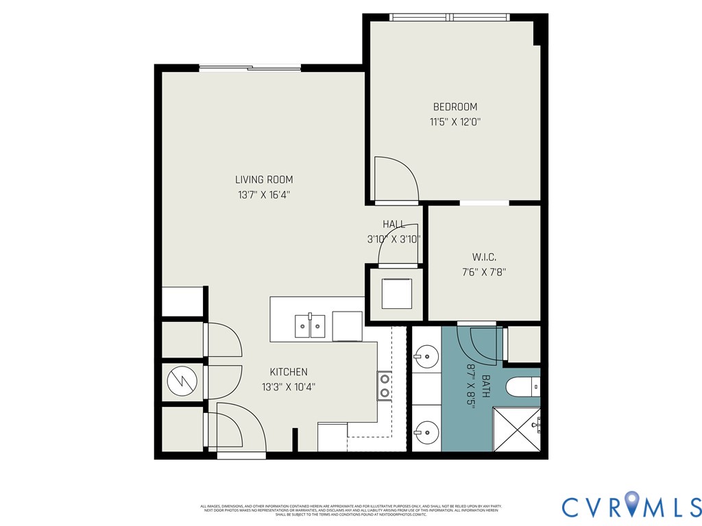1101 Haxall Point, Unit U711 Richmond, VA 23219 - Photo 23 of 47 a picture of a bench in front of a door
