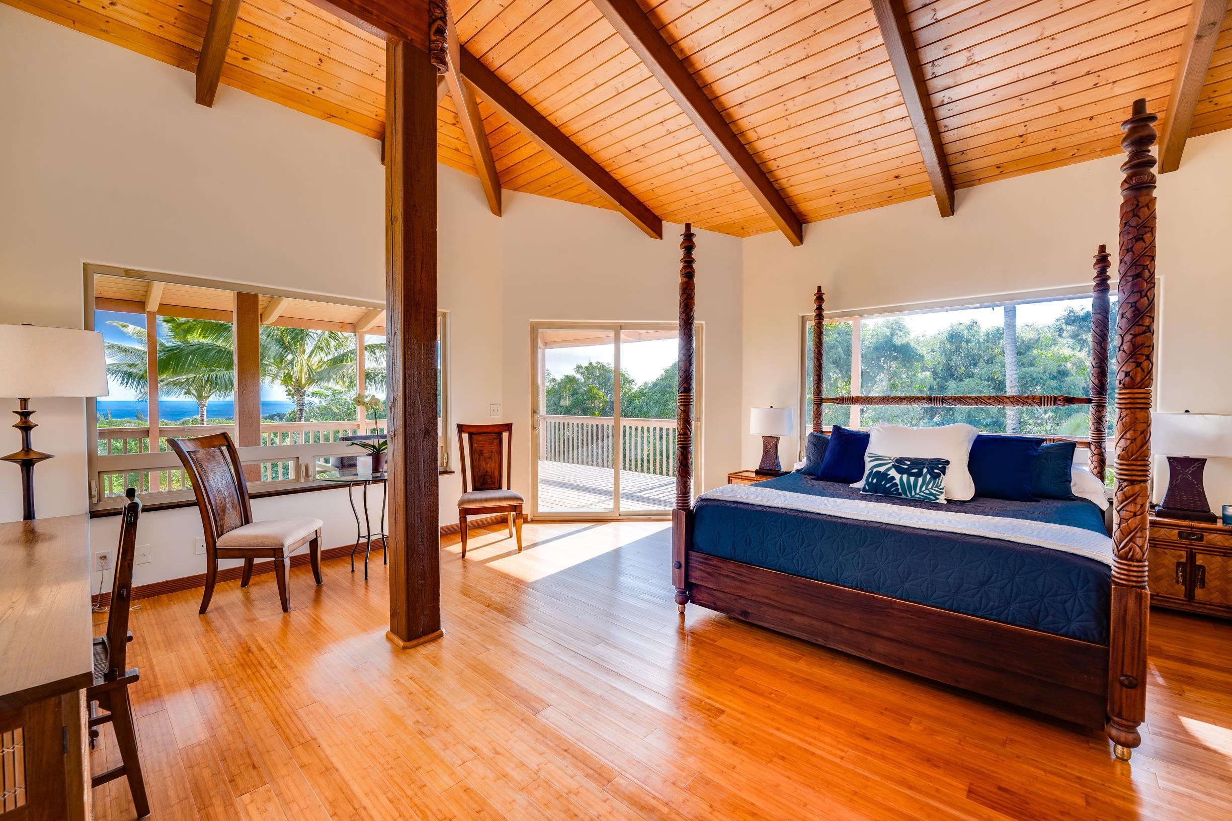 480 Puniawa Road Haiku, HI 96708 - Photo 15 of 30 a living room with furniture and wooden floor