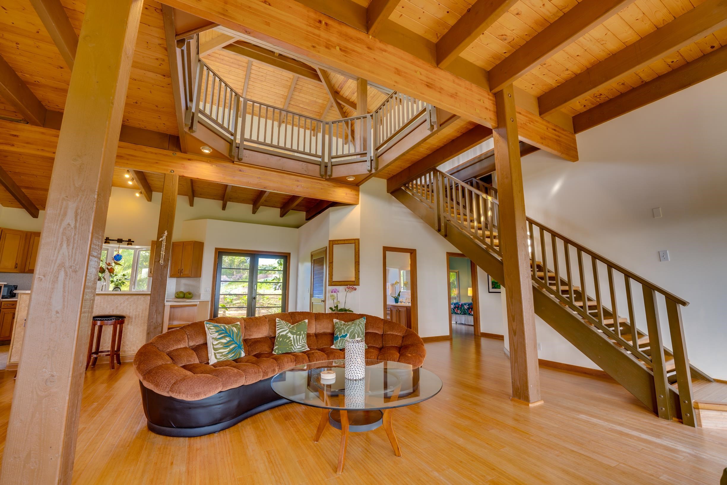 480 Puniawa Road Haiku, HI 96708 - Photo 9 of 30 a outdoor space with patio lots of furniture and wooden floor