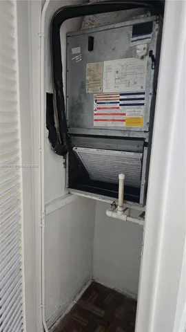 a close view of washer and dryer