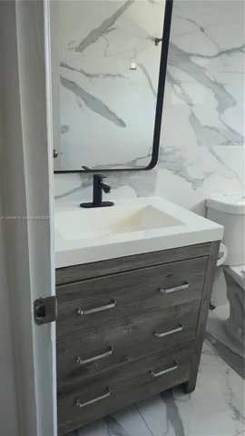 a close view of dresser