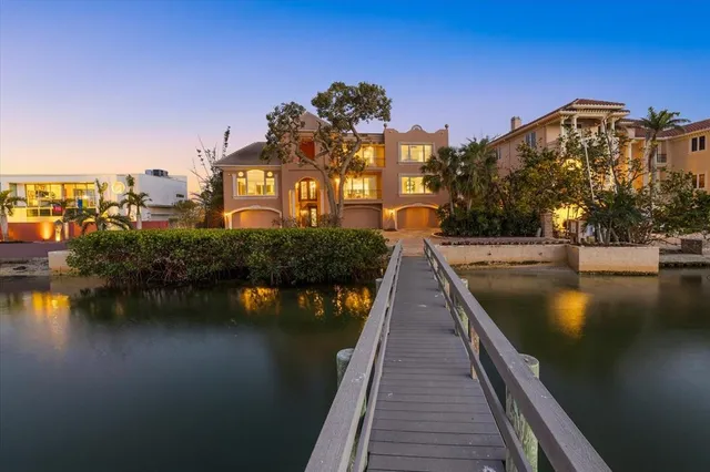 a view of a backyard with a garden