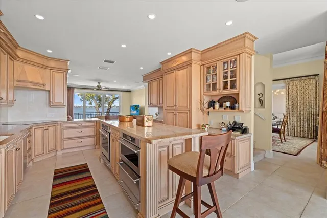 a bathroom with a sink a vanity and mirror