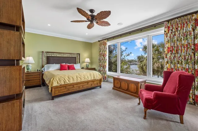 a view of ocean from a balcony