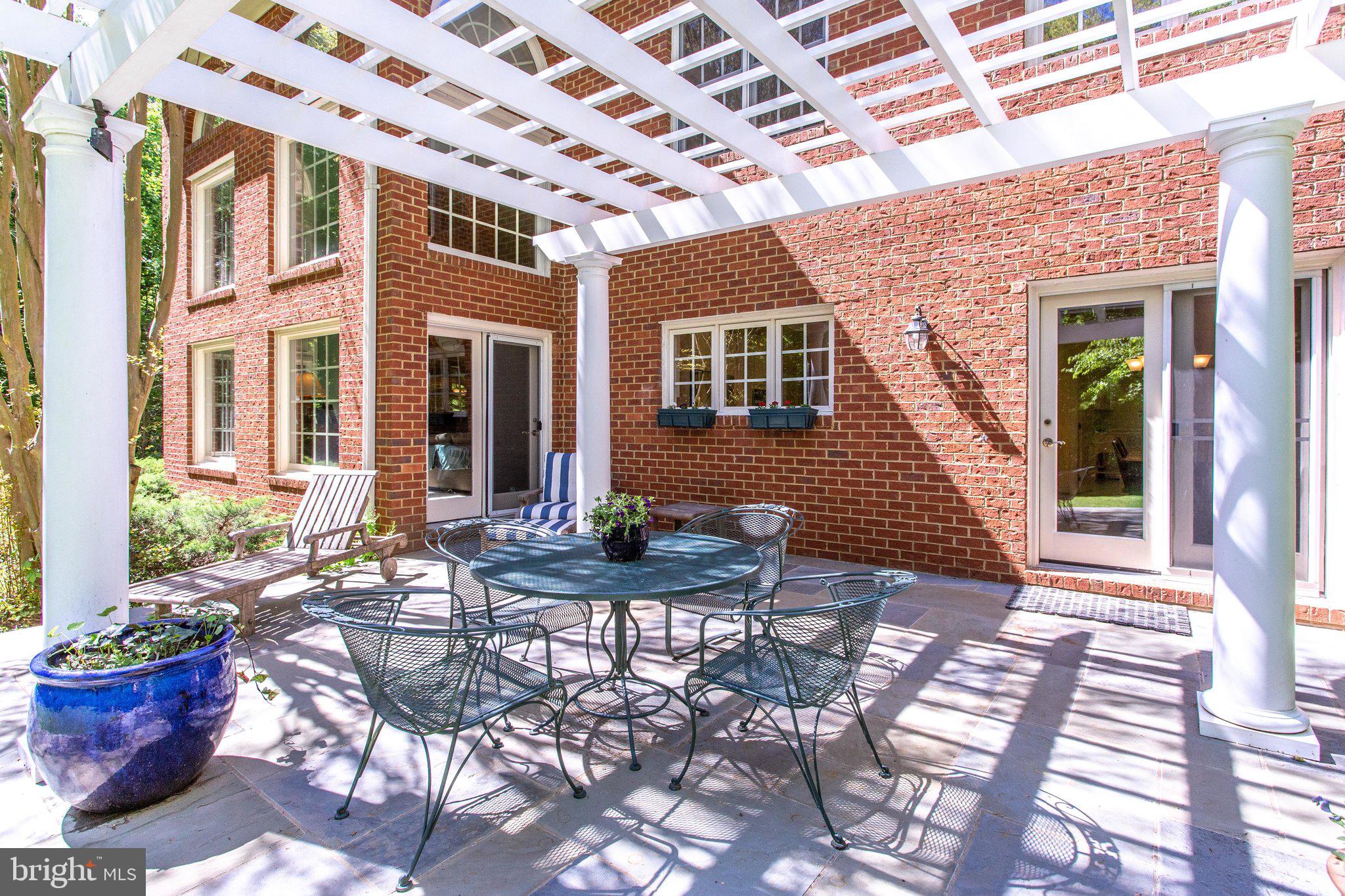 147 Yarnick Road Great Falls, VA 22066 - Photo 35 of 41 Patio w/access from kitchen and great room