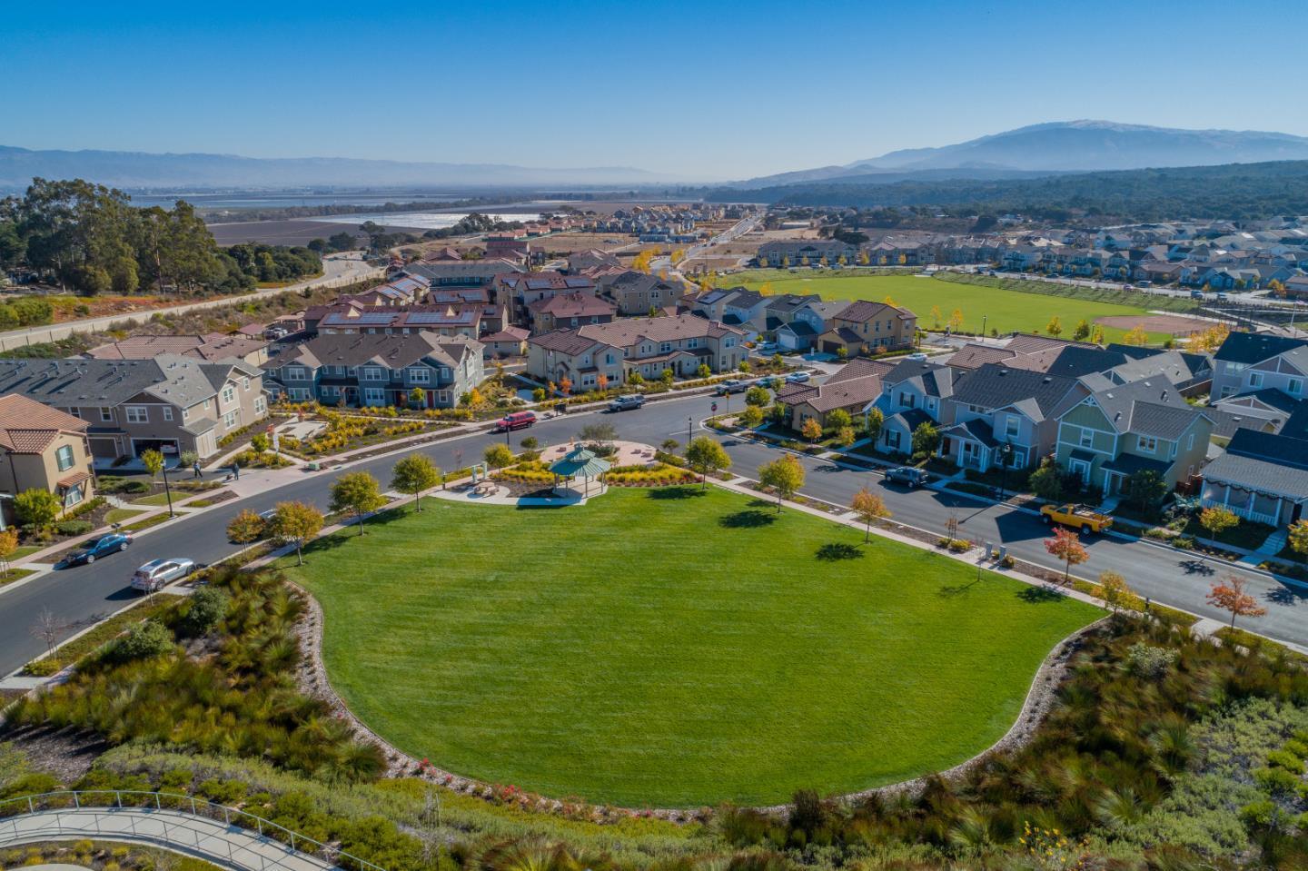 18643 McClellan Circle East Garrison, CA 93933 - Photo 13 of 42 an aerial view of residential houses with outdoor space