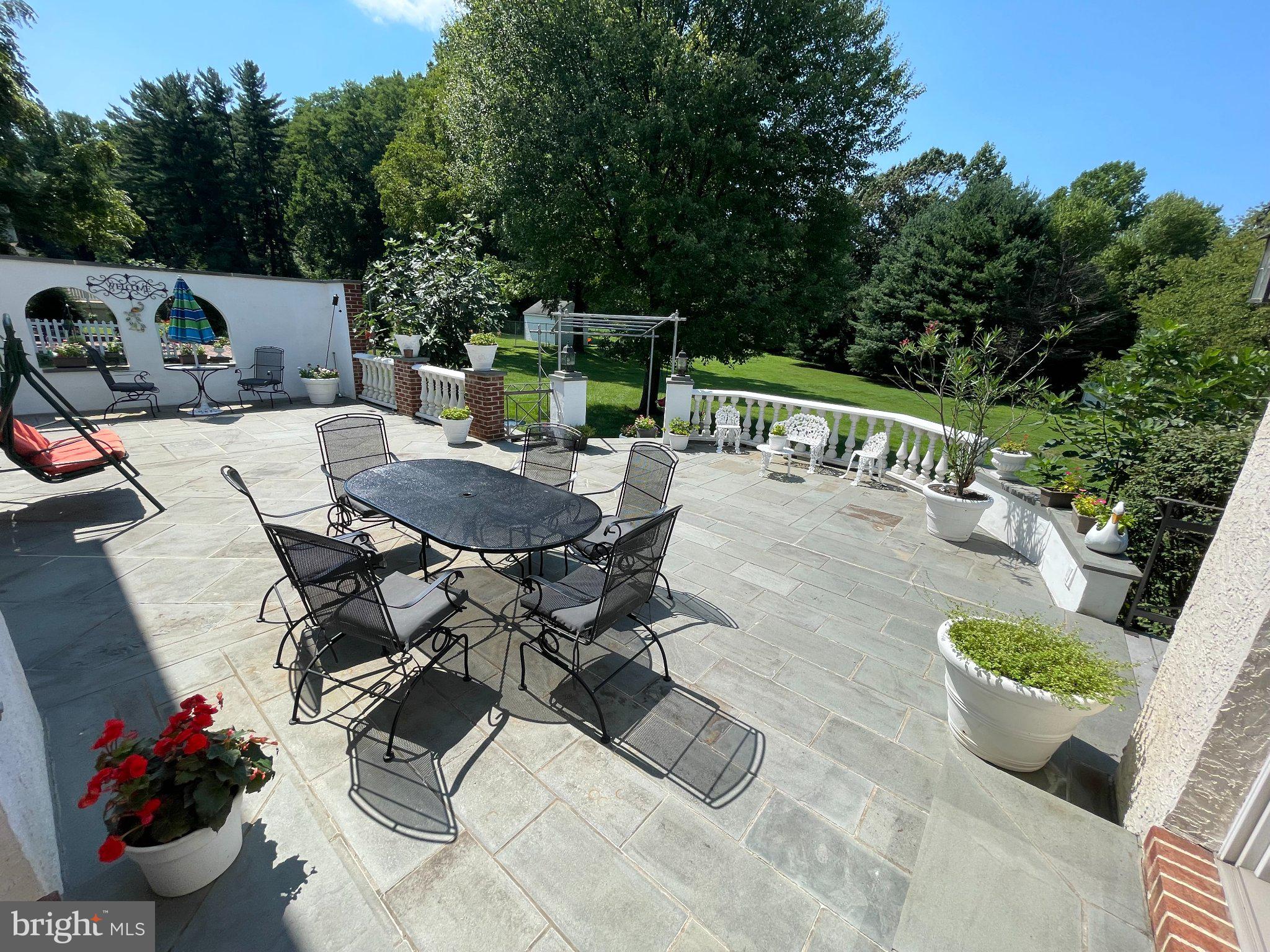 1830 Buck Road Feasterville-Trevose, PA 19053 - Photo 38 of 48 a view of a patio with furniture and a potted plant