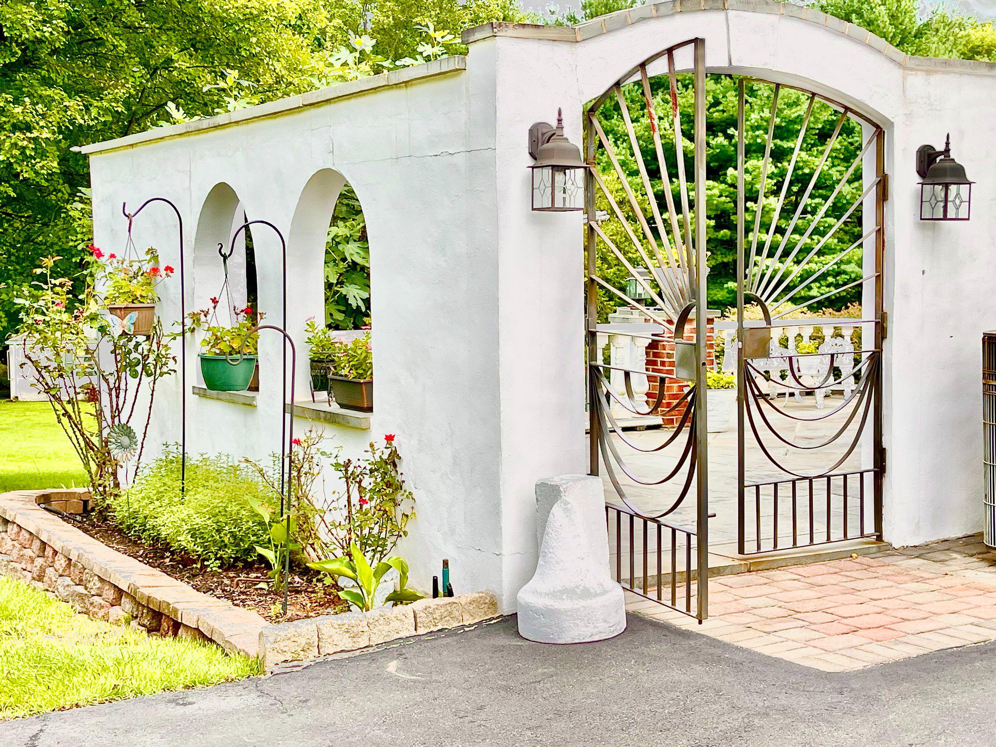 1830 Buck Road Feasterville-Trevose, PA 19053 - Photo 41 of 47 Double Door Wrought Iron Gate