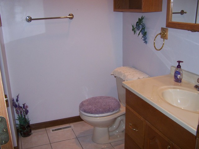 3568 East 28th Road Seneca, IL 61360 - Photo 11 of 19 a bathroom with a granite countertop toilet and a sink