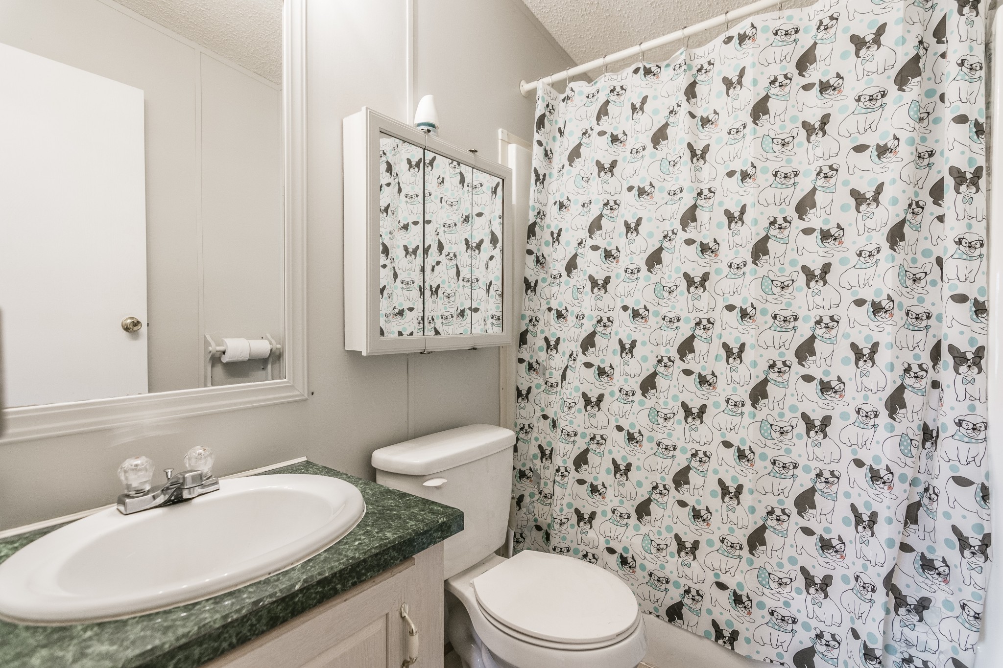 128 East Biggs Road Portland, TN 37148 - Photo 11 of 43 a bathroom with a granite countertop toilet sink and mirror