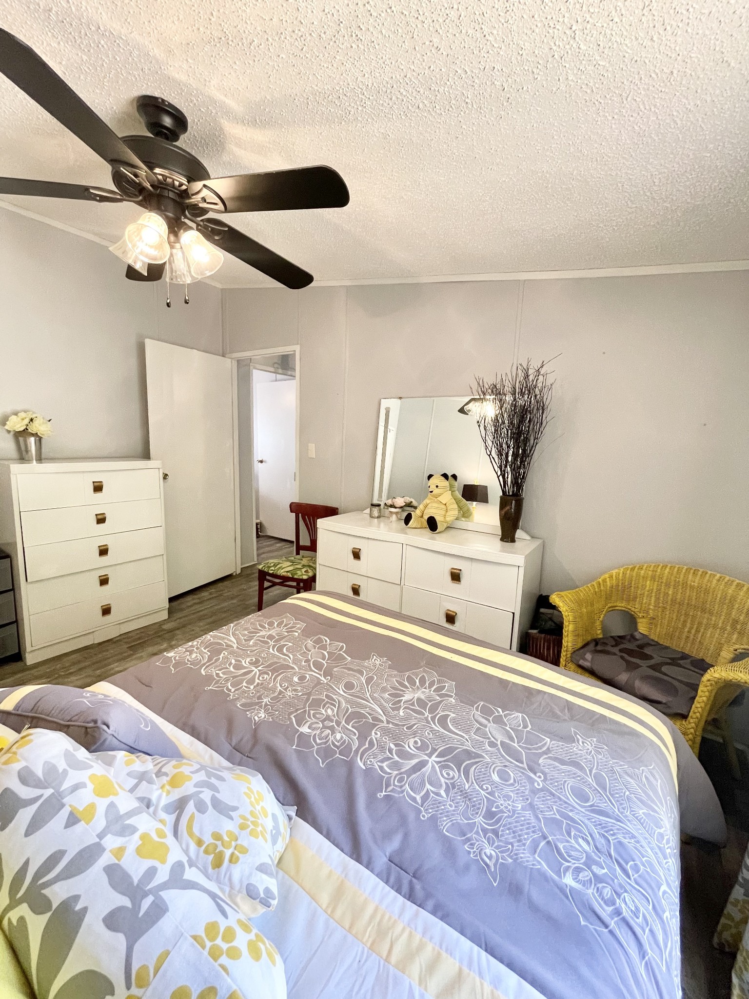 7593 Todd Road Westpoint, TN 38486 - Photo 14 of 41 a bedroom with a bed and a chandelier