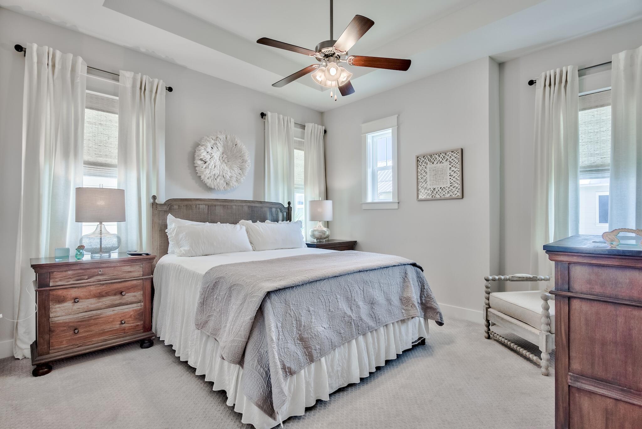12 York Lane Inlet Beach, Unit A Inlet Beach, FL 32461 - Photo 12 of 59 a bedroom with bed and window