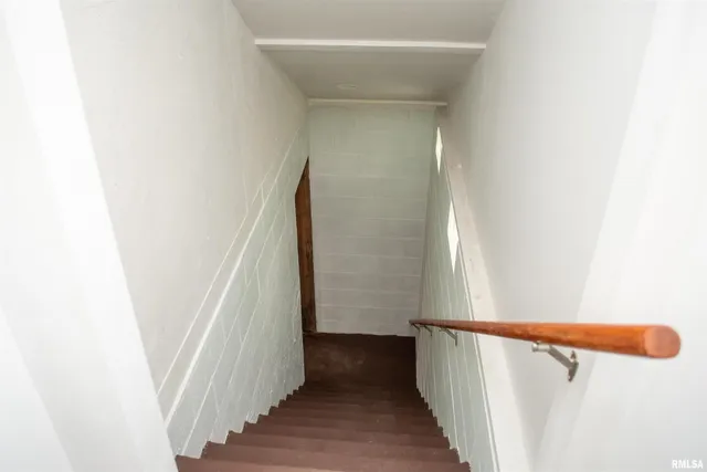 a view of a storage room