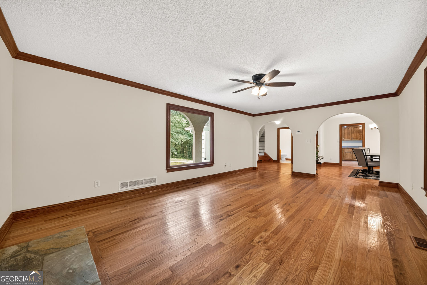1933 Highway 101 Dallas, GA 30157 - Photo 6 of 40 View of Family Room with foyer and dining room in background