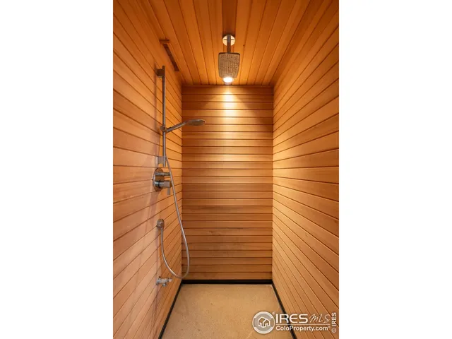 a view of a swimming pool with an outdoor space