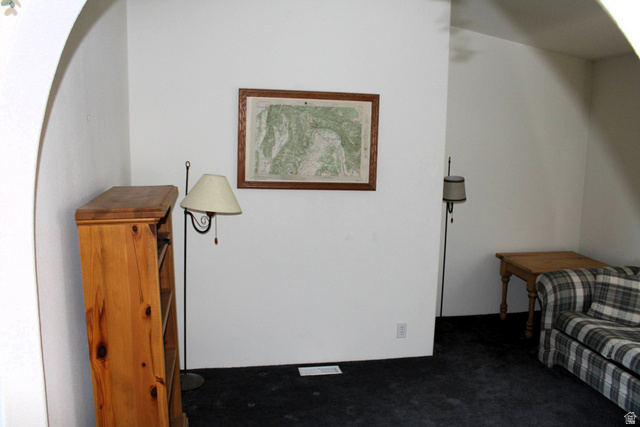 22580 Spring Creek Drive, Unit B61 Fairview, UT 84629 - Photo 19 of 39 White wall interior with dark carpeting